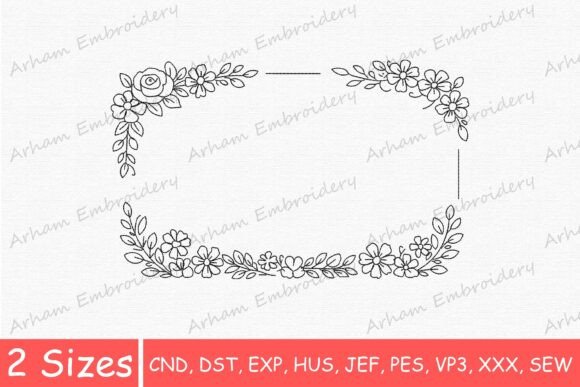 Botanical Flower Frame