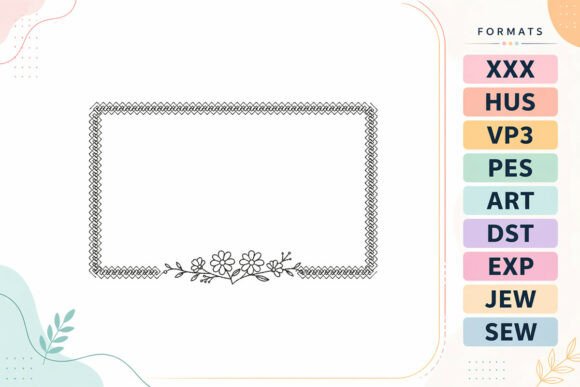 Decorative Floral Frame