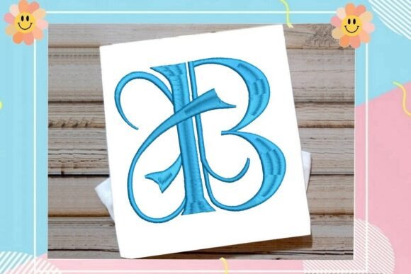 Initial B Elegant Vintage Monogram