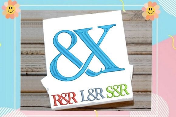 Interlocking Ampersand Letter X Monogram