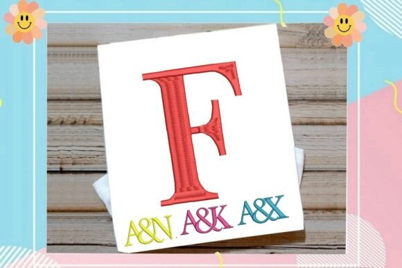 Letter F Split Monogram Logo