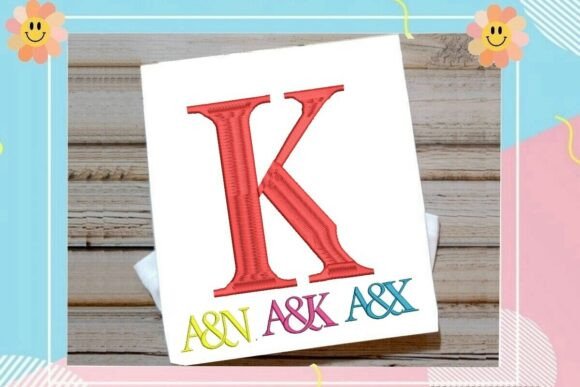 Letter K Split Monogram Logo