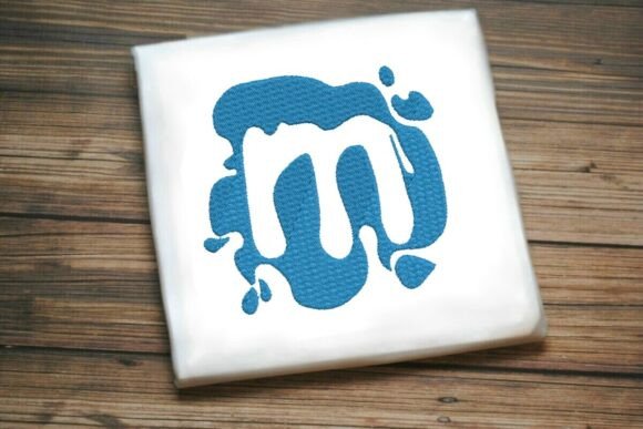 Paint Splash Monogram m
