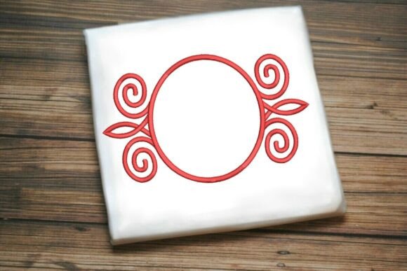 Symmetrical Swirl Frame